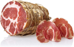 Metà Coppa  di Parma sottovuoto (circa 1 Kg a 15 €/kg)